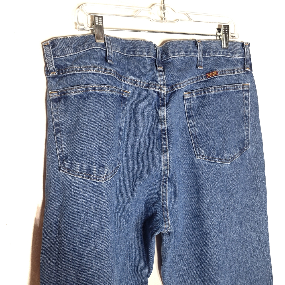 38x32 Rustler classic denim blue jeans